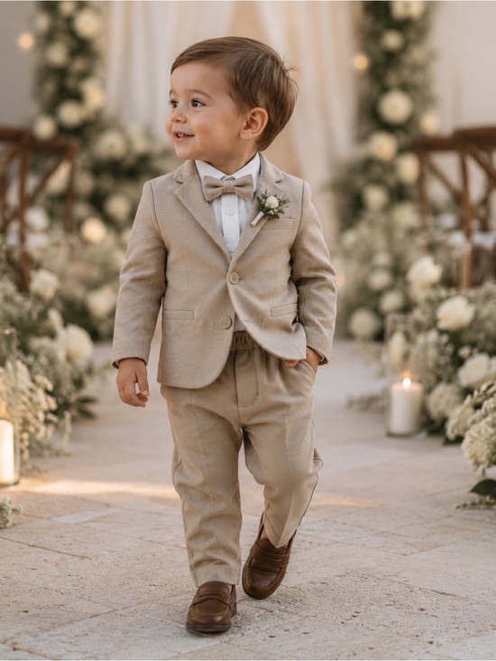 Zara Other - Zara Kids Beige Suit Set Size 2 Years